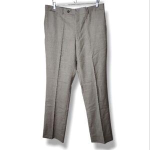 NWT Tommy Hilfiger Men's 100% Wool Dress Pants 36×34 Flat Front Business Casual